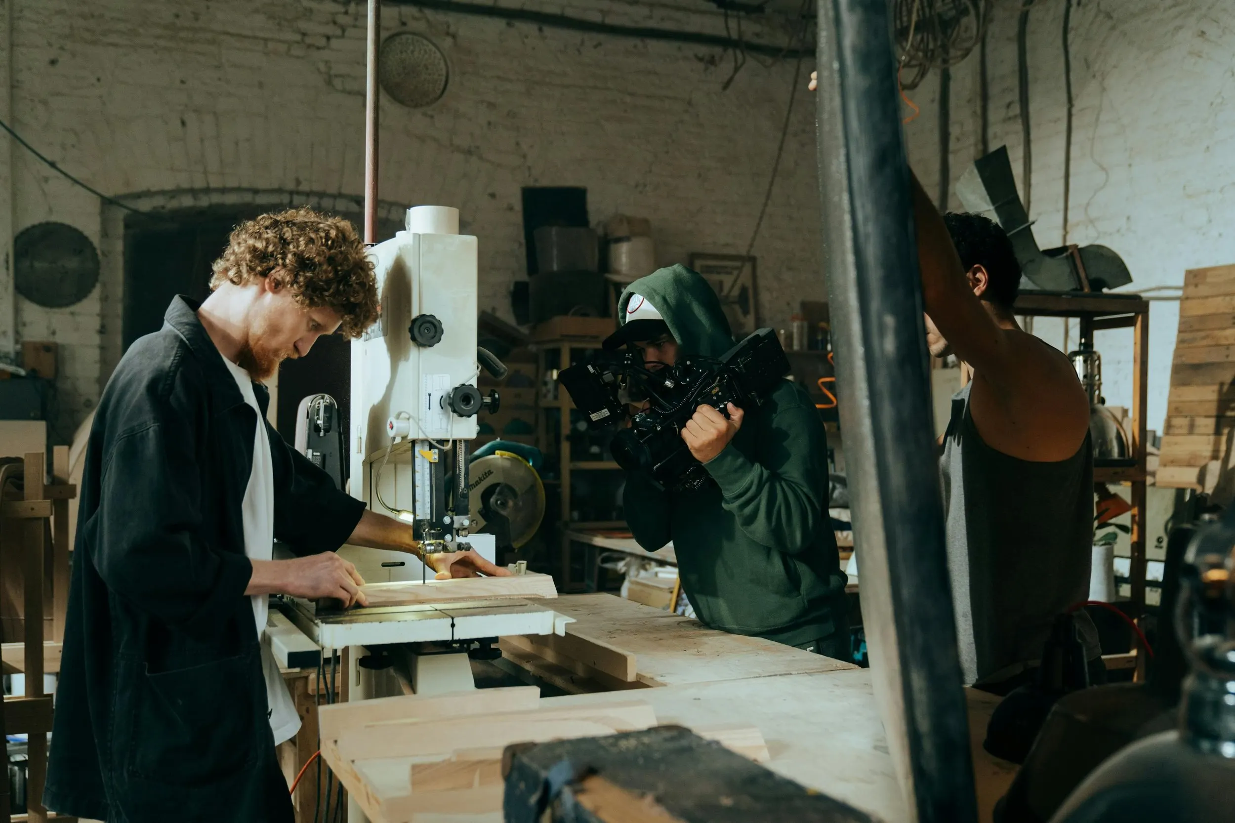 Behind the scenes of a professional brand photography and video session in Dallas