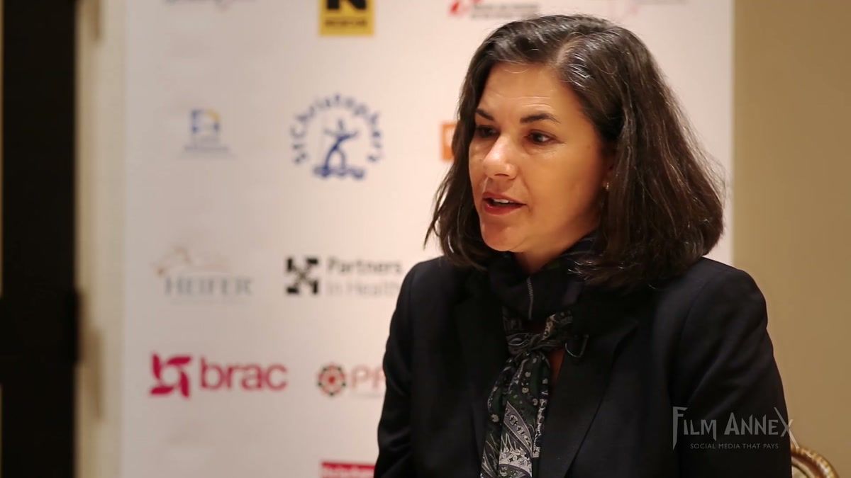 Beth MacNairn, Handicap International US, on camera