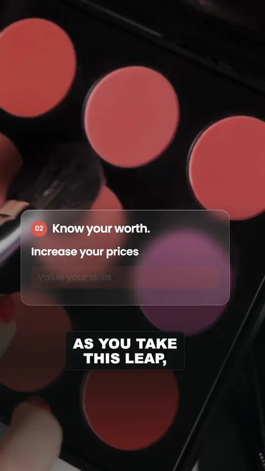 Poster frame from the vertical video Online Makeup Academy: From Side Hustle to Full-Time Makeup Artist